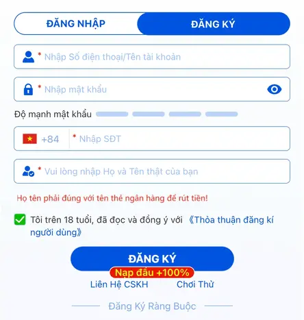 ĐĂNG KÝ CS168